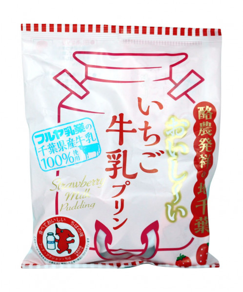 Fujisho Milch Pudding Erdbeer Geschmack, 147 g