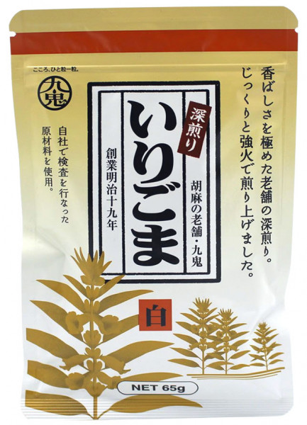 Fuka-Irigoma Shiro gerösteter Weißer Sesam, 65 g