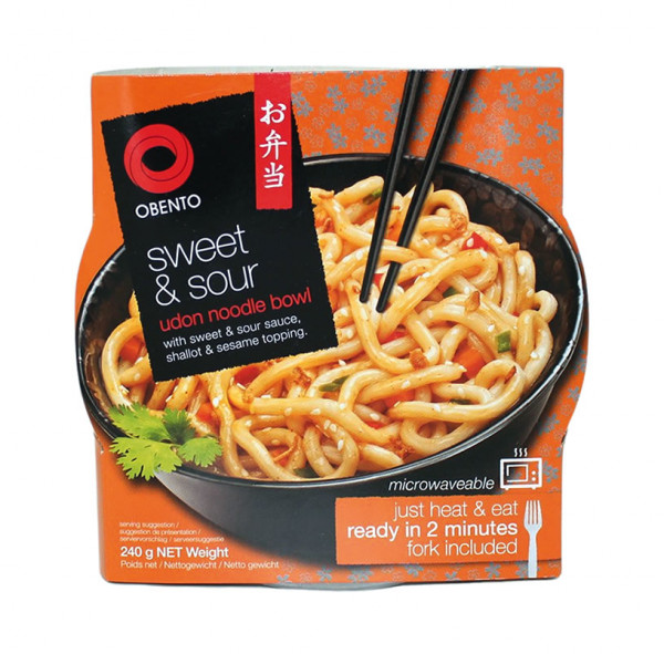 Obento Udon Nudel Bowl süß und sauer, 240 g