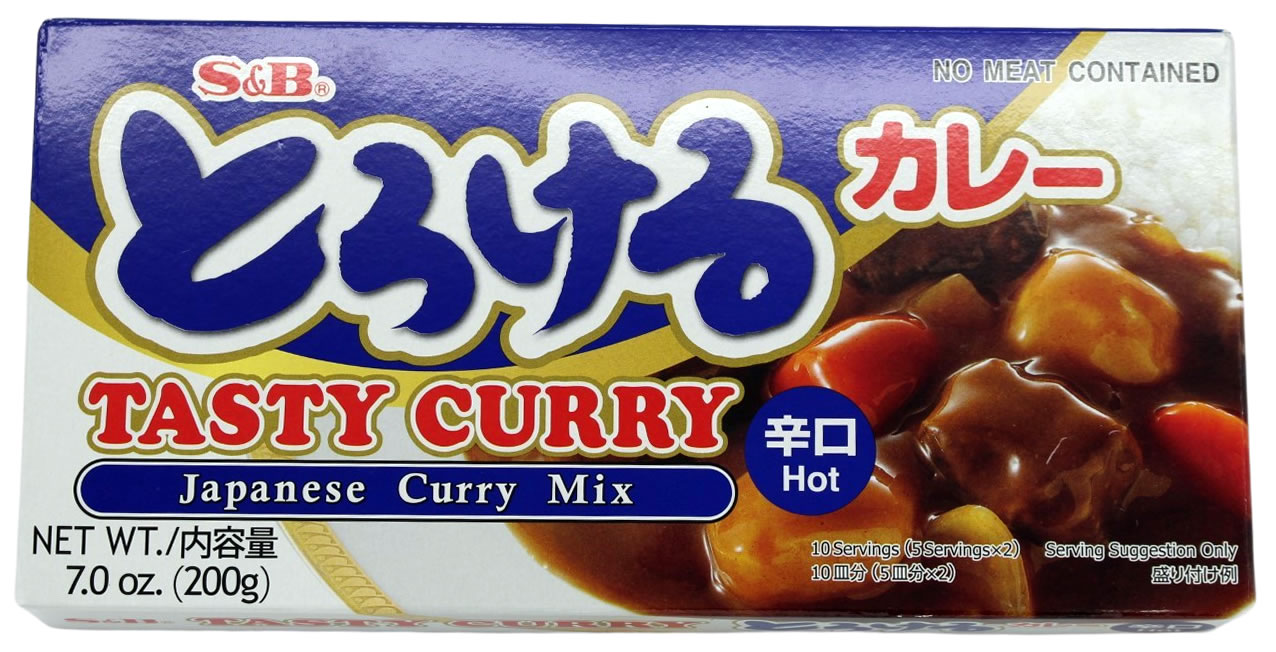 Torokeru Japanische Currysauce scharf, 10 Portionen, 200 g