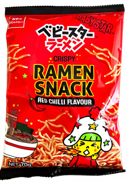 Ramen Crispy Snack Rote Chili, 70 g