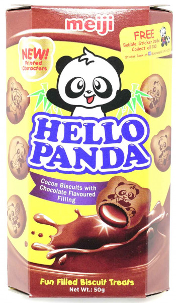 Meiji Hello Panda Double Choco, 50 g