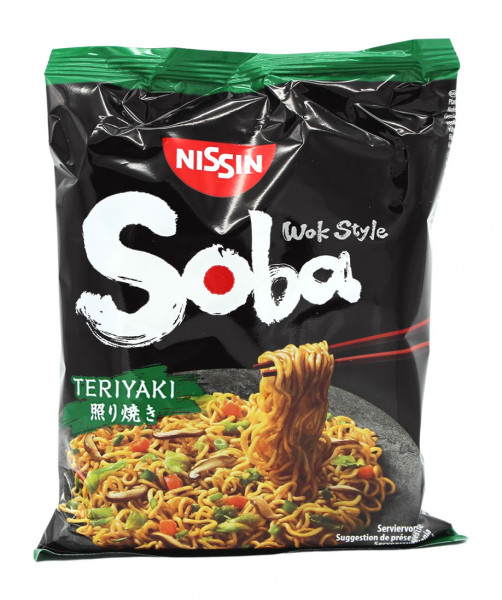 Nissin gebratene Soba Nudeln Teriyaki, 110 g