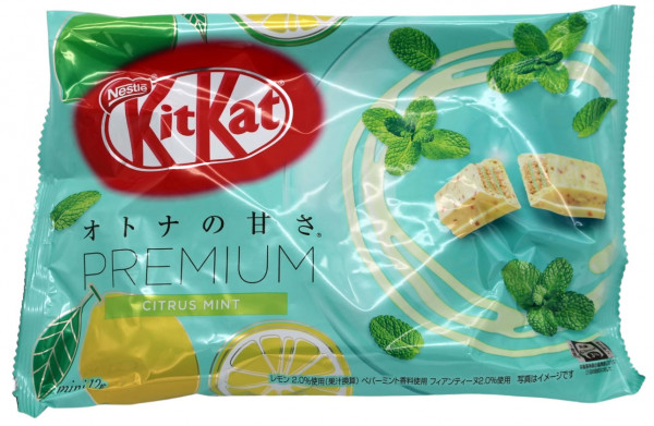 Nestle KitKat Citrus Minz Mini, 12x 11,6 g