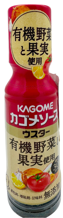 Kagome Gemüse- und Obst-Worcestershire-Sauce, 175 ml