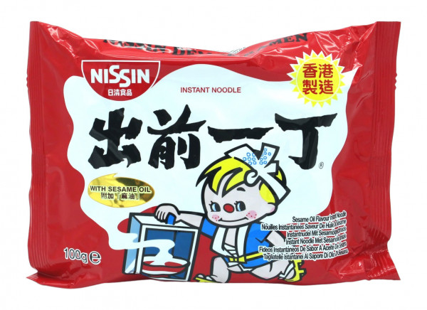 Nissin Instant Noodle Sesam Öl, 100 g